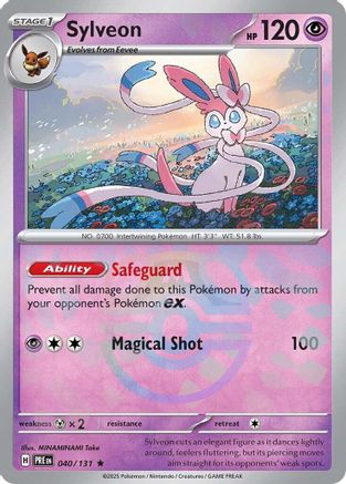 Sylveon (Master Ball Pattern) 040/131 - Rare - Holofoil