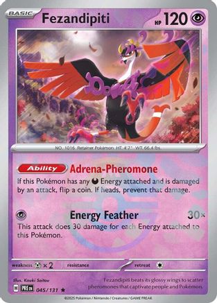 Fezandipiti (Master Ball Pattern) 045/131 - Rare - Holofoil