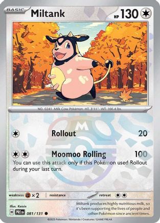 Miltank (Master Ball Pattern) 081/131 - Common - Holofoil