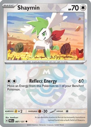 Shaymin (Master Ball Pattern) 087/131 - Uncommon - Holofoil