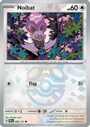 Noibat (Master Ball Pattern) 090/131 - Common - Holofoil