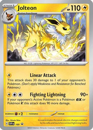 Jolteon 169 - Promo - Holofoil