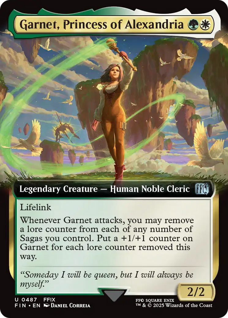 Garnet, Princess of Alexandria (Extended Art) (FIN-487) - FINAL FANTASY