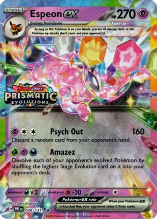 Espeon ex 034/131 - Promo - Holofoil