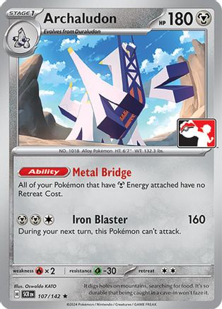 Archaludon (107/142) - Prize Pack Series Cards