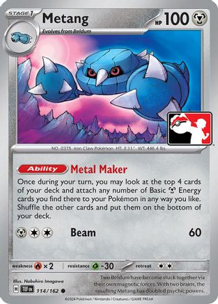 Metang 114/162 - Common - Holofoil