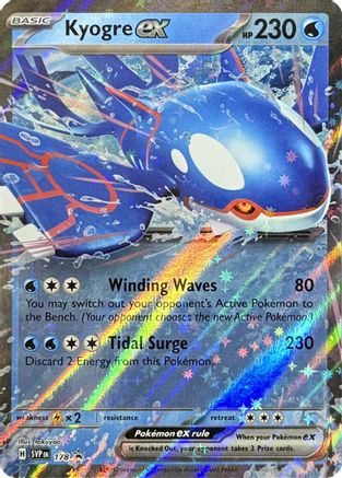 Kyogre ex 178 - Promo - Holofoil