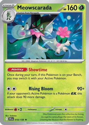 Meowscarada 018/159 - Rare - Holofoil