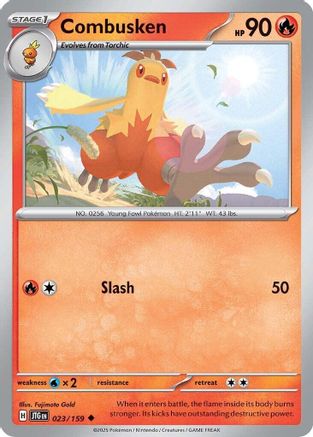 Combusken 023/159 - Uncommon - Reverse Holofoil