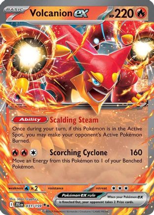 Volcanion ex 031/159 - Double Rare - Holofoil