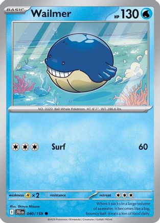 Wailmer 040/159 - Common