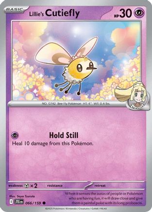Lillie's Cutiefly 066/159 - Common - Reverse Holofoil