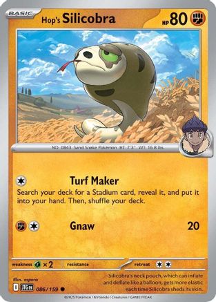 Hop's Silicobra 086/159 - Common - Reverse Holofoil
