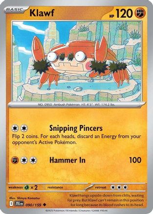 Klawf 090/159 - Uncommon - Reverse Holofoil