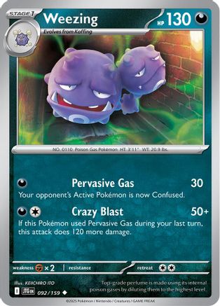 Weezing 092/159 - Uncommon
