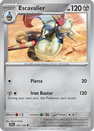 Escavalier 102/159 - Uncommon