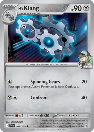 N's Klang 104/159 - Common - Reverse Holofoil