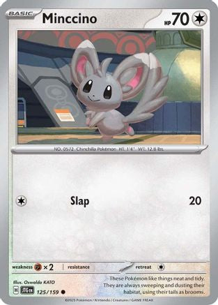Minccino 125/159 - Common - Reverse Holofoil