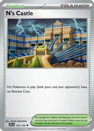 N's Castle 152/159 - Uncommon - Reverse Holofoil