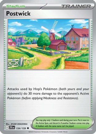 Postwick 154/159 - Uncommon - Reverse Holofoil