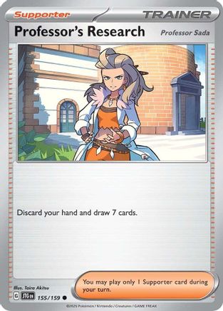 Professor's Research 155/159 - Common - Reverse Holofoil