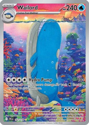 Wailord 162/159 - Illustration Rare - Holofoil