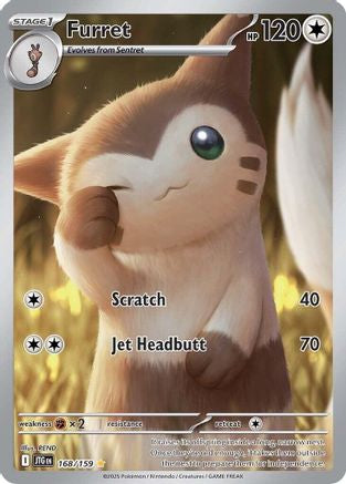 Furret 168/159 - Illustration Rare - Holofoil