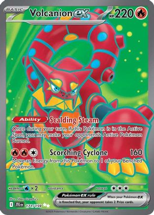 Volcanion ex 171/159 - Ultra Rare - Holofoil