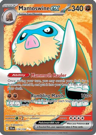 Mamoswine ex 174/159 - Ultra Rare - Holofoil