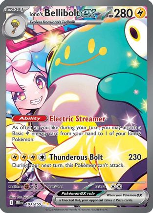 Iono's Bellibolt ex 183/159 - Special Illustration Rare - Holofoil