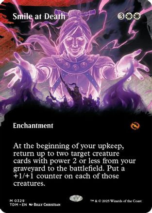 Smile at Death (Borderless) (TDM-329) - Tarkir: Dragonstorm
