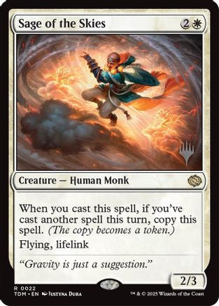 Sage of the Skies (PPTDM-022) - Promo Pack: Tarkir: Dragonstorm Foil