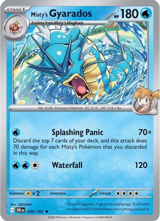Misty's Gyarados 049 - Rare