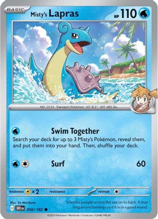 Misty's Lapras 050 - Common