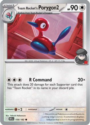 Team Rocket's Porygon2 154 - Common