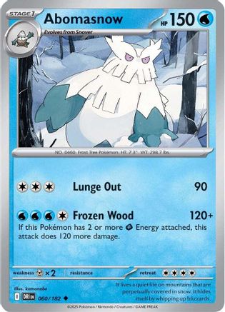 Abomasnow 060 - Uncommon - Reverse Holofoil