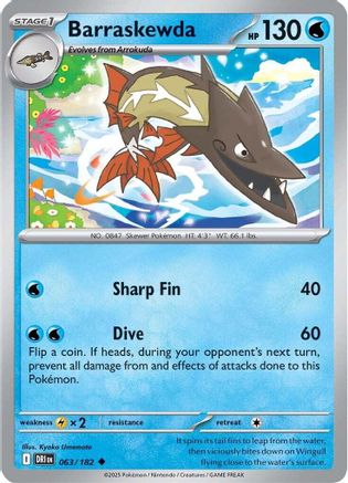 Barraskewda 063 - Uncommon - Reverse Holofoil