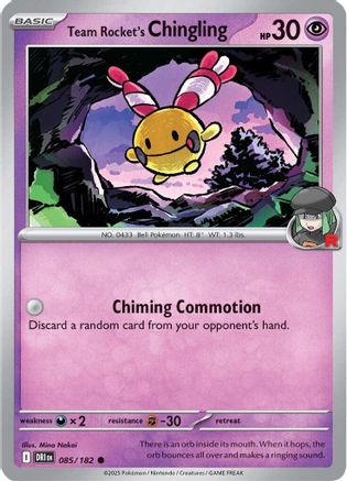 Team Rocket's Chingling 085 - Common - Reverse Holofoil