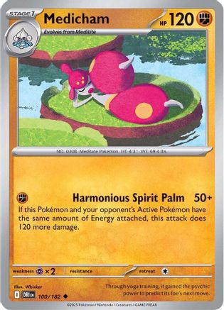 Medicham 100 - Uncommon - Reverse Holofoil