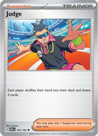Judge 167/182 - Uncommon - Reverse Holofoil