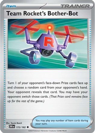 Team Rocket's Bother-Bot 172 - Uncommon - Reverse Holofoil
