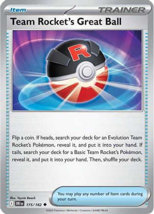 Team Rocket's Great Ball 175 - Uncommon - Reverse Holofoil