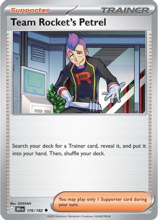 Team Rocket's Petrel 176/182 - Uncommon
