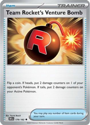 Team Rocket's Venture Bomb 179 - Uncommon