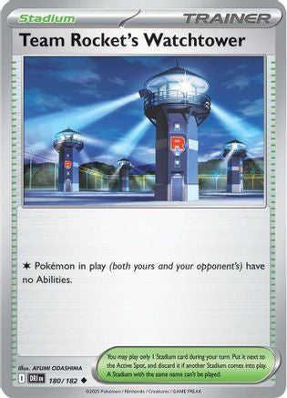 Team Rocket's Watchtower 180 - Uncommon