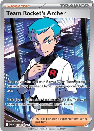 Team Rocket's Archer 223/182 - Ultra Rare - Holofoil