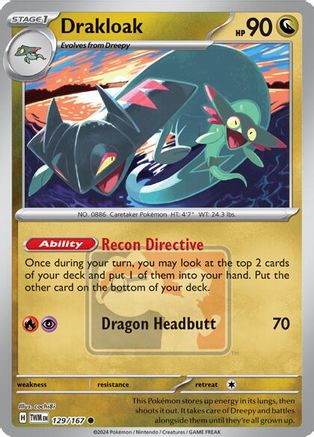 Drakloak 129 - Promo - Reverse Holofoil
