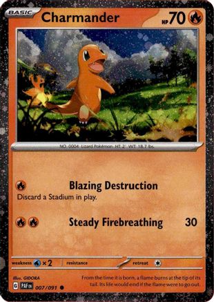 Charmander 007/091 - Common - Holofoil