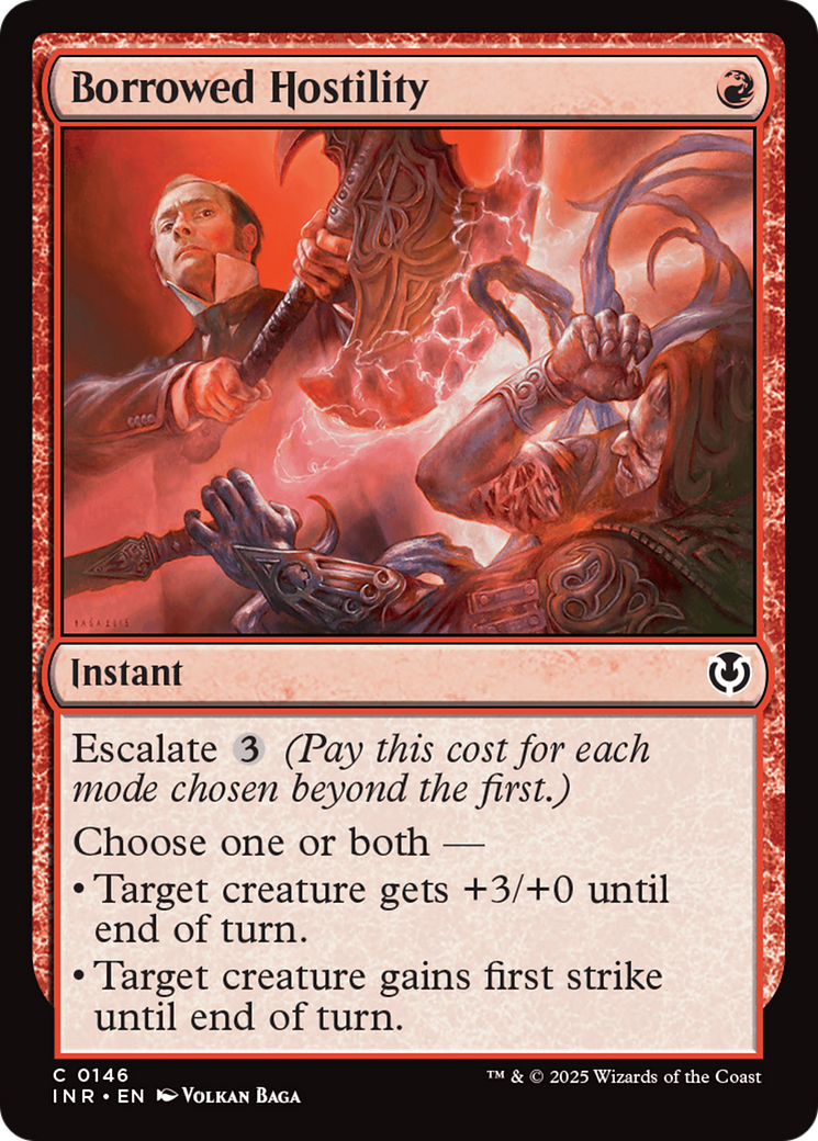 Borrowed Hostility (-146) - Innistrad Remastered Foil