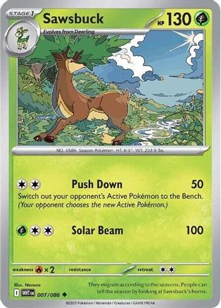 Sawsbuck 007/086 - Uncommon